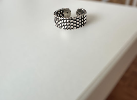 Anel aço inoxidável